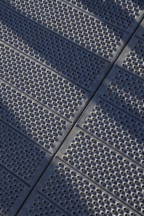 Perforated steel plates stock photography Perforated steel plates stock photography