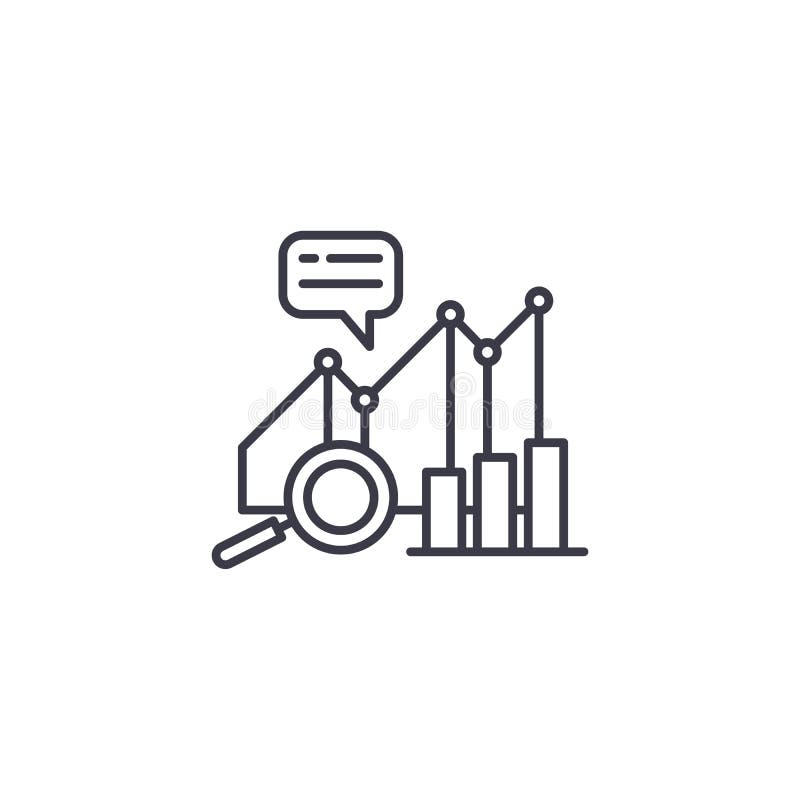 Performance analytics linear icon concept. Performance analytics line vector sign, symbol, illustration. vector illustration Performance analytics linear icon concept. Performance analytics line vector sign, symbol, illustration. vector illustration