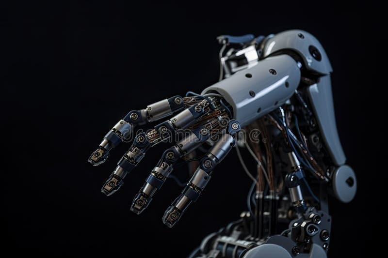 Performed by robot with precise, delicate hands royalty free illustration