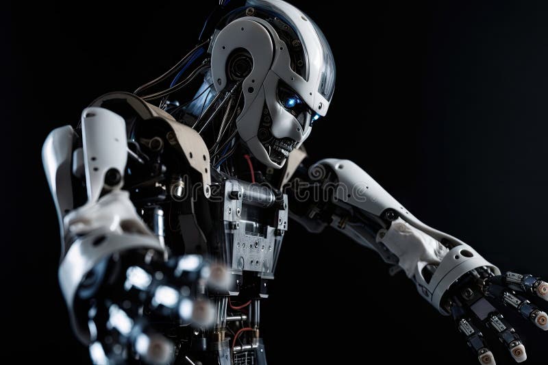 Performed by robot with precise, delicate hands, created with generative ai