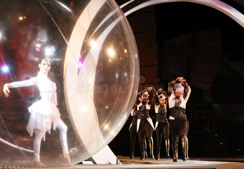 Performers stock photo