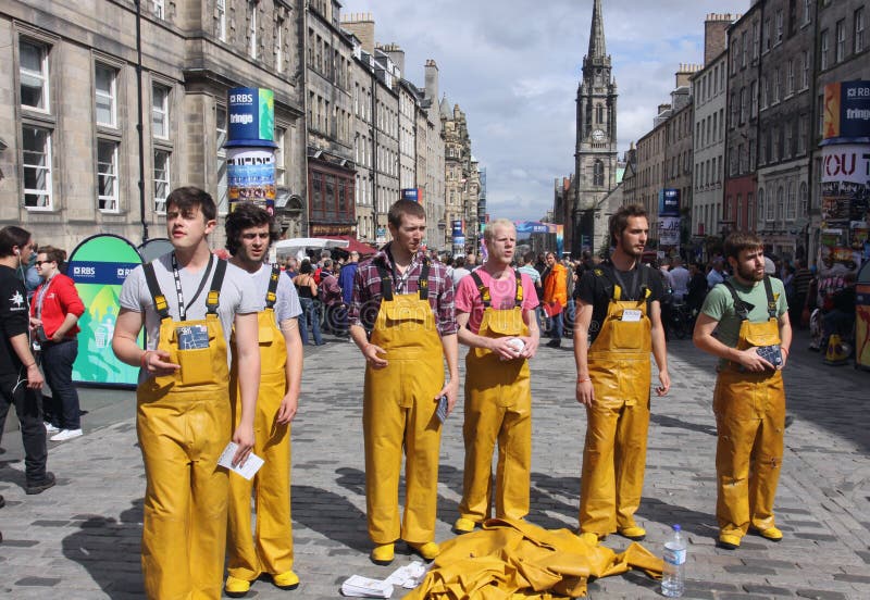 Performers at Edinburgh Fringe Festival