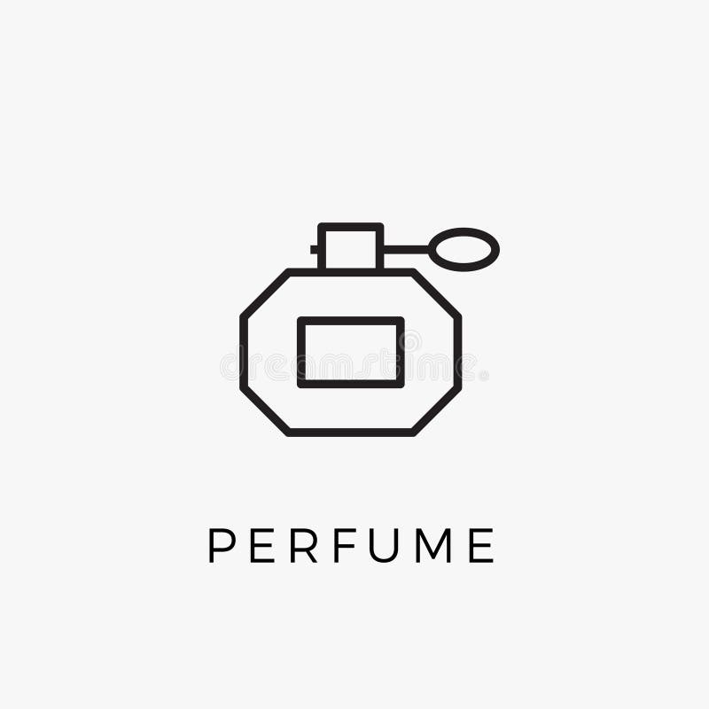 Perfume Bottle Line Icon Vector Fragrance Linear Spray Art Cosmetic ...