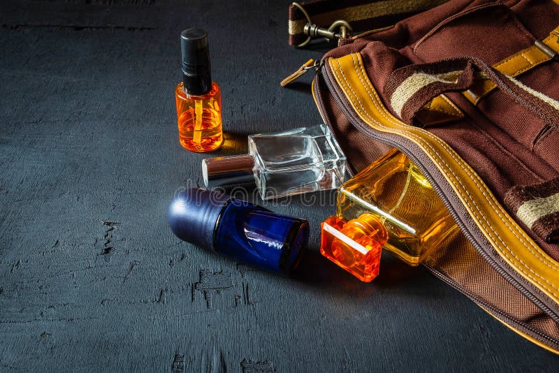 .Perfume and Perfume Bottles and Bags Stock Image Image of closeup
