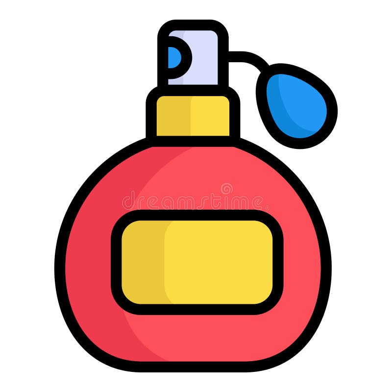 Perfume, Fragrance, Liquid Color Line Stock Vector Illustration of