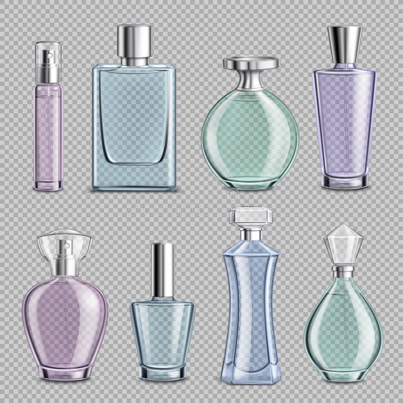 Perfume Glass Bottles Set