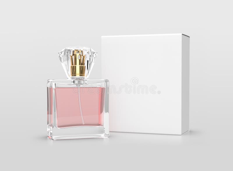 Perfume packaging mock up