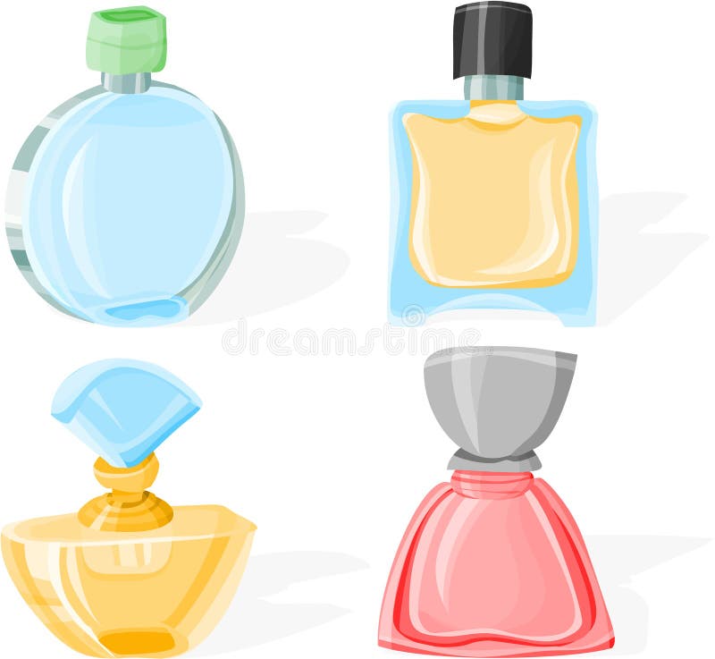Perfume set stock vector. Illustration of aroma, cosmetic - 13953377