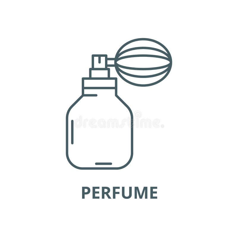 Perfume Vector Line Icon, Linear Concept, Outline Sign, Symbol Stock ...
