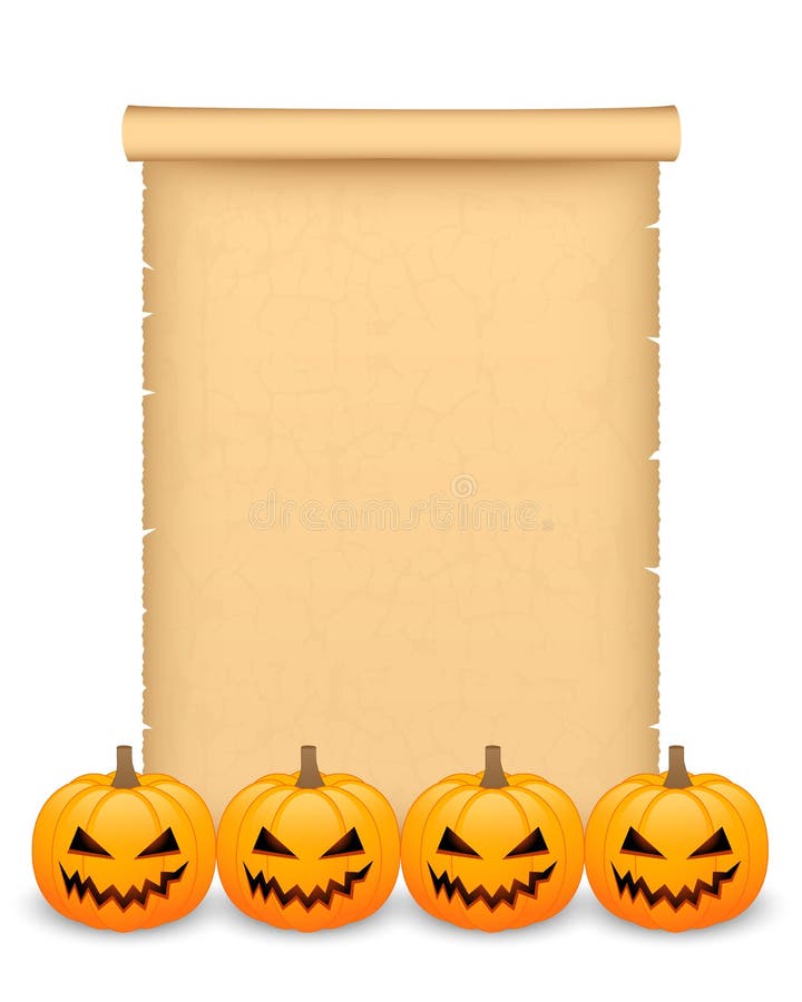 Pergamino de Halloween libre illustration Pergamino de Halloween libre illustration