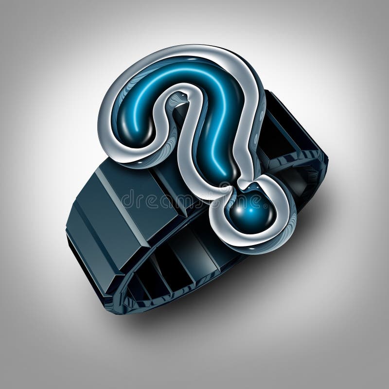Pergunta de Smartwatch ilustração stock Pergunta de Smartwatch ilustração stock