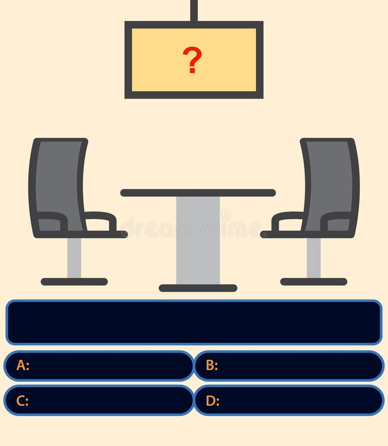 Perguntas Do Jogo Do Quiz Ou Modelos De Escolha Do Menu De Teste Com  Respostas, Fundo Do Vetor. Jogo Do Quiz Ou Trivia O Layout Do Programa De  TV Do Concurso Com