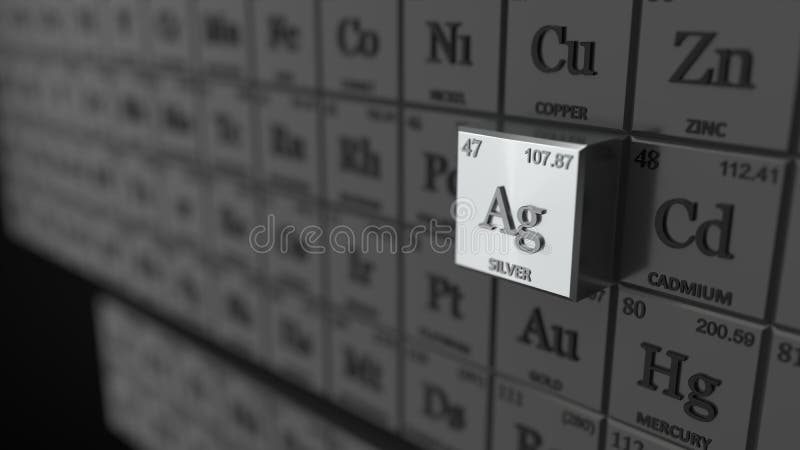 Silver Element Symbol Stock Illustrations 45 606 Silver