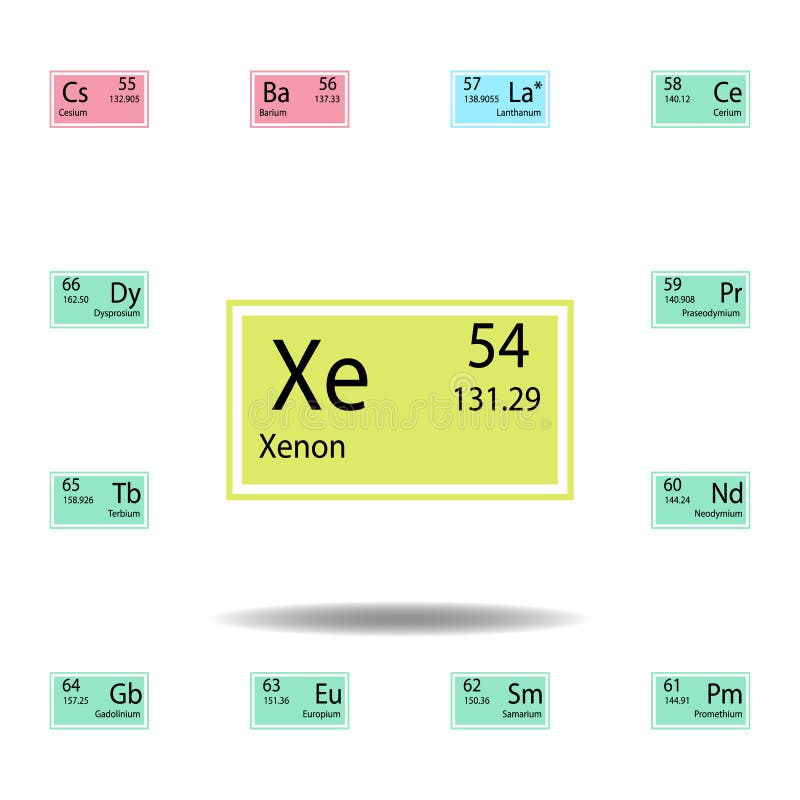 Значок хим элемент ксенон. Ксенон элемент. 54 Элемент. Xenon элемент.