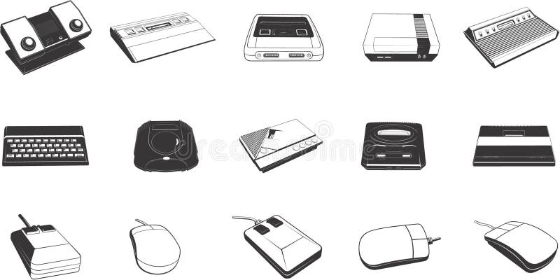 input and output devices clipart