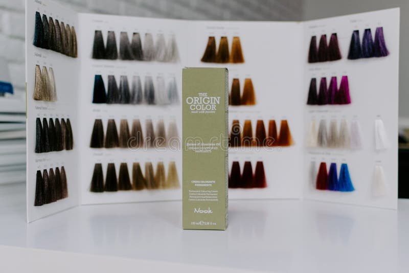 Permanent Ammonia Free Hair Colour. Coloring in Beauty Salon, Hair Dye and Palette of Dyed Bright Shiny Samples Editorial Stock Photo - Image of chart, beautiful: 164889673 Permanent Ammonia Free Hair Colour. Coloring in Beauty Salon, Hair Dye and Palette of Dyed Bright Shiny Samples Editorial Stock Photo - Image of chart, beautiful: 164889673