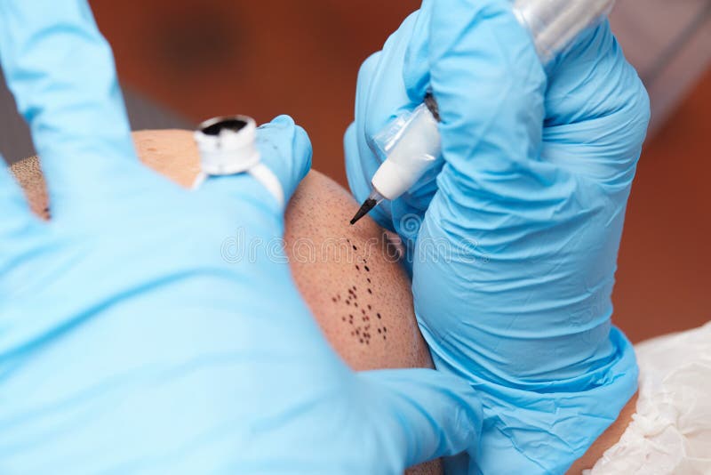 Permanent make up tricopigmentation royalty free stock photo Permanent make up tricopigmentation royalty free stock photo
