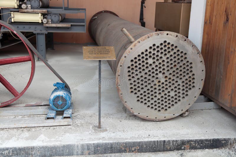 Permutador de calor tubular foto de stock Permutador de calor tubular foto de stock