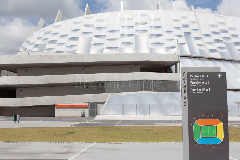 Pernambuco arena w Recife w Brasil obrazy stock Pernambuco arena w Recife w Brasil obrazy stock