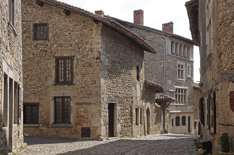Средневековый город Перуж стоковые фото