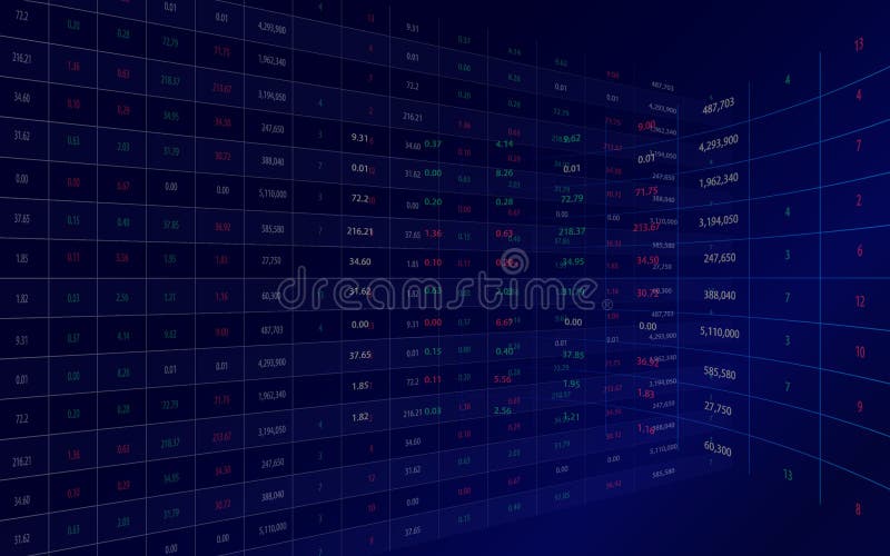 stock-market-price-list-background-stock-vector-illustration-of