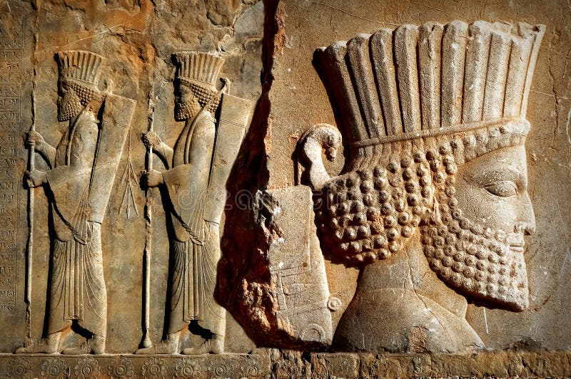 Persepolis es la capital del reino antiguo del Achaemenid vista de Irán Persia antigua