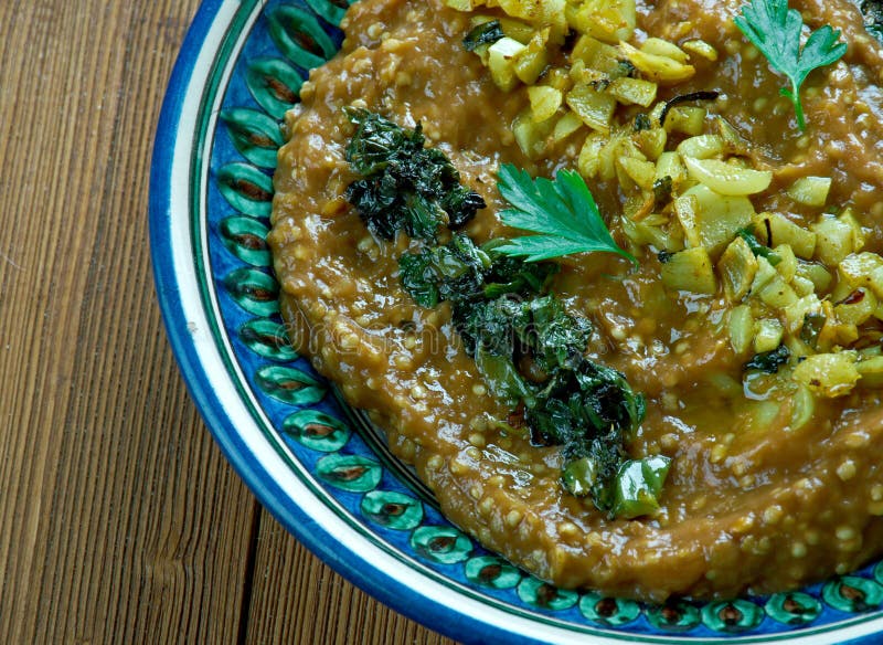 Persian Eggplant Dish royalty free stock image