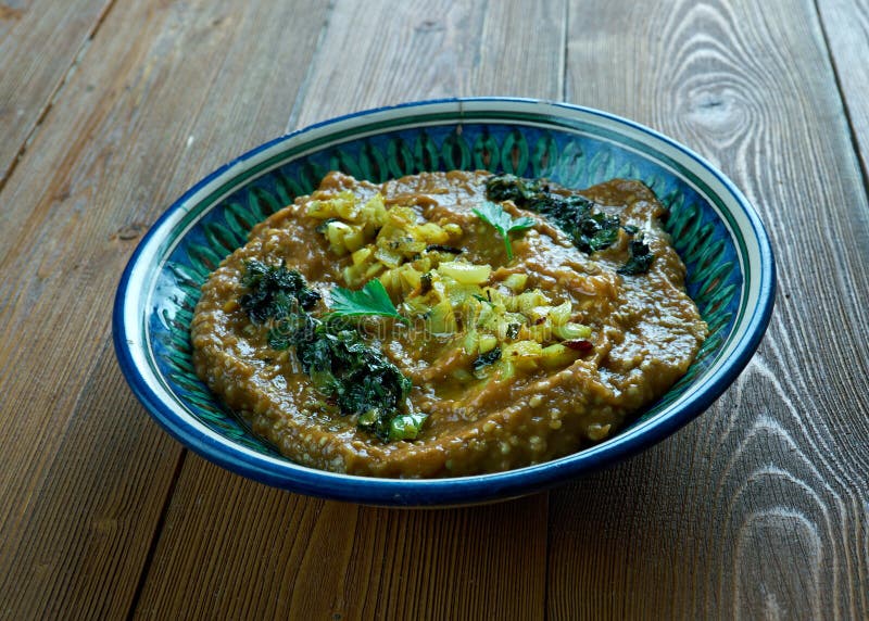 Persian Eggplant Dish royalty free stock photos