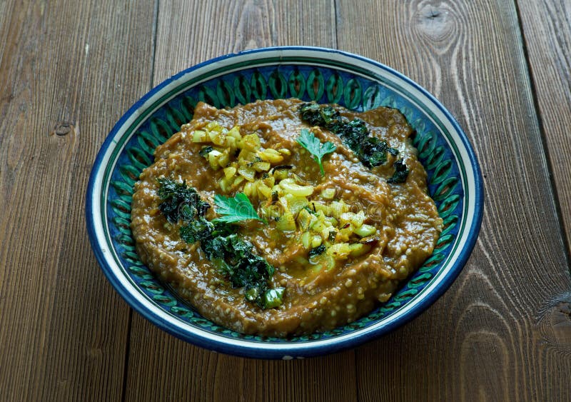 Persian Eggplant Dish royalty free stock photography