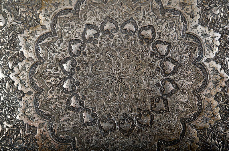 Persian metal engraving