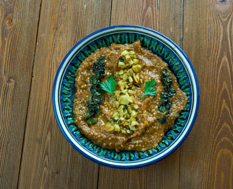 Persisk auberginematrätt arkivfoto
