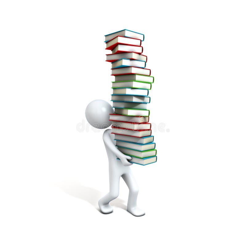 Person Carrying Books