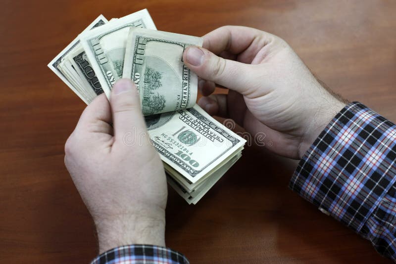 Person counting money stock photo. Image of counts, counting - 12394504