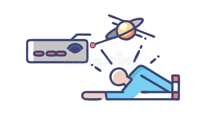 Person Falling into Digital Portal or Time Warp Vector, Sci-Fi Concept, Future, vector design Generative AI stock illustration