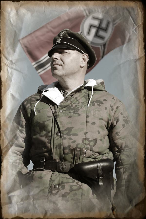 Person in German WW2 military uniform.