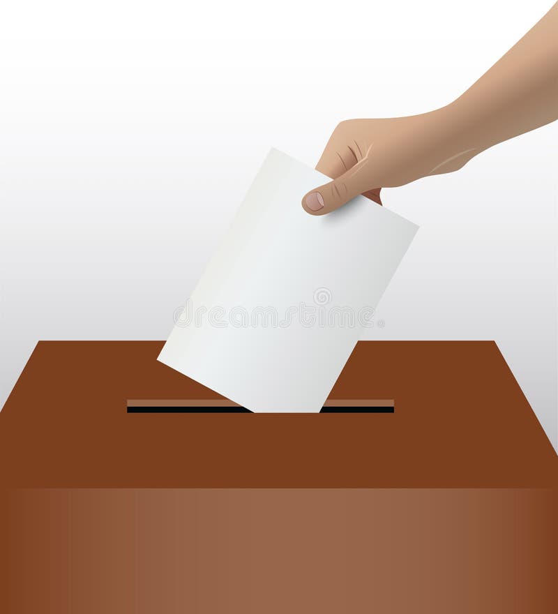 Person Hand Voting vector illustration Person Hand Voting vector illustration