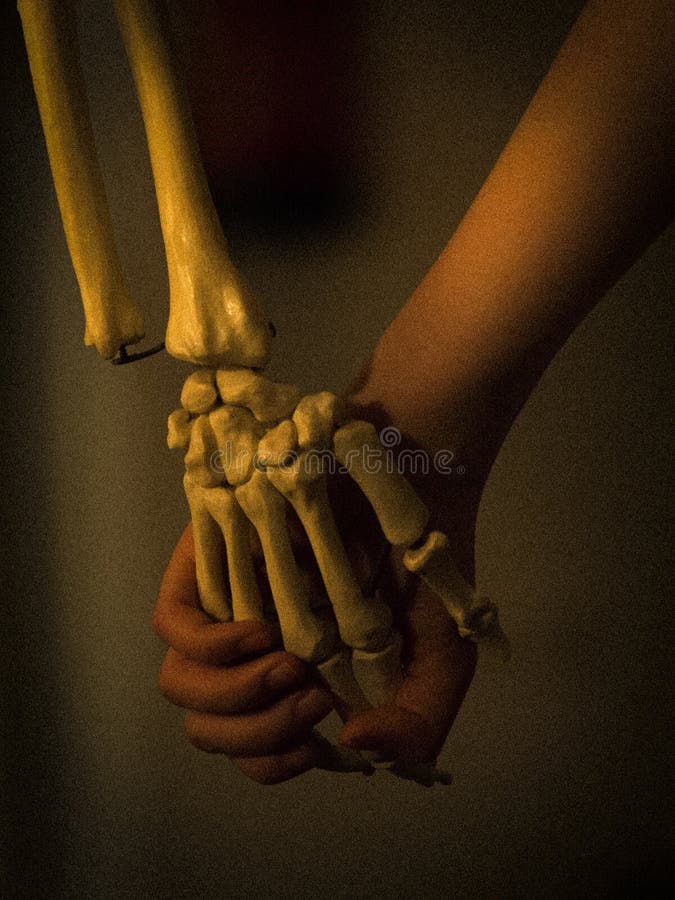 Skeleton Hands Holding