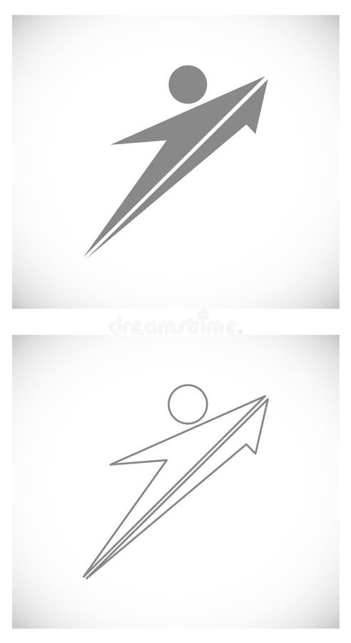 Person logo icon vector illustration