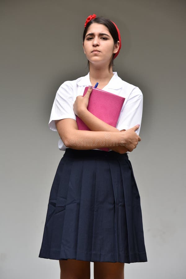 Uniforme Scolaire De Port De Personne Colombienne Catholique Impassible Image Stock Image Du 