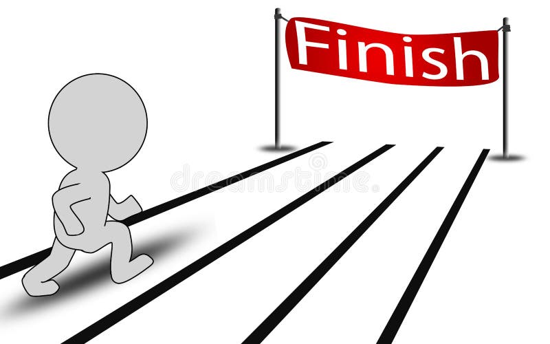 Finish Line Running Toward Stock Illustrations – 16 Finish Line Running  Toward Stock Illustrations, Vectors & Clipart - Dreamstime