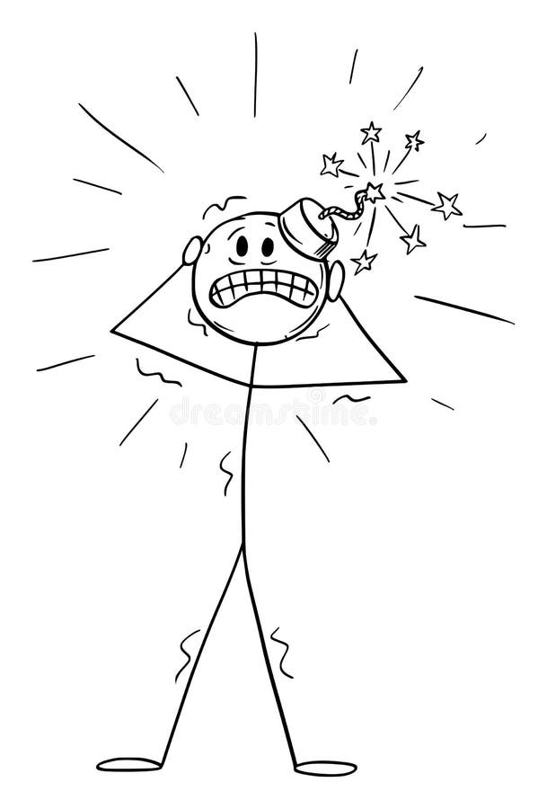 stick man, Humanpictos, people, pain, Headache, Health Care icon