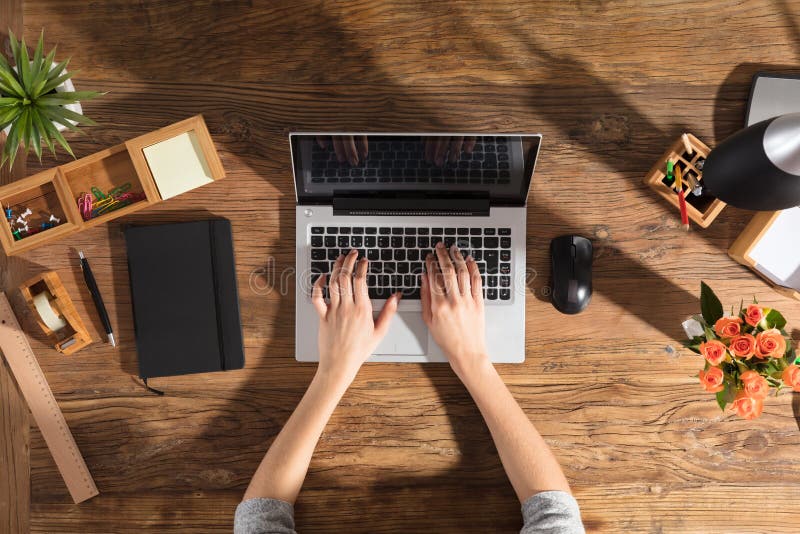 Person Using Laptop Computer