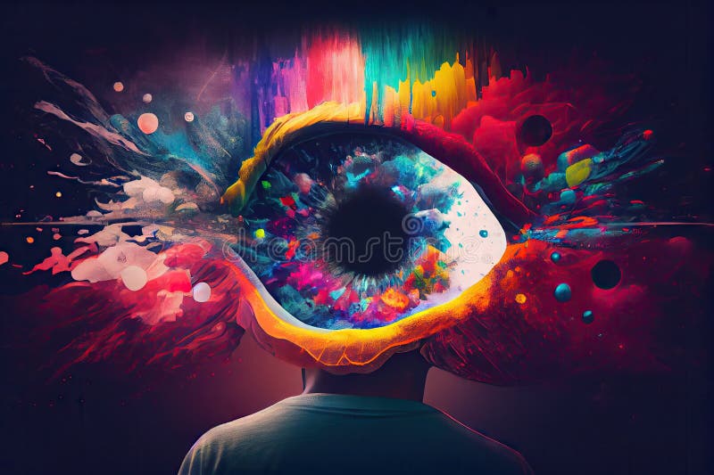 Person with Vivid Hallucinations, Seeing Things that are Not There