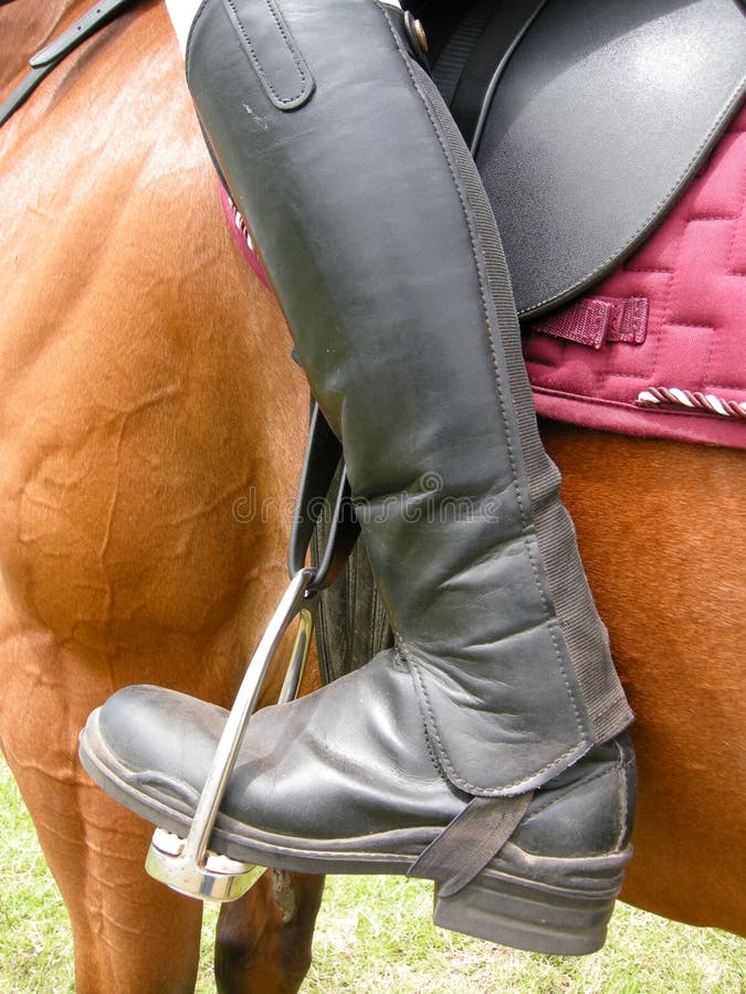 Person Wearing Riding Boots Stock Image - Image of side, ferus: 10756285