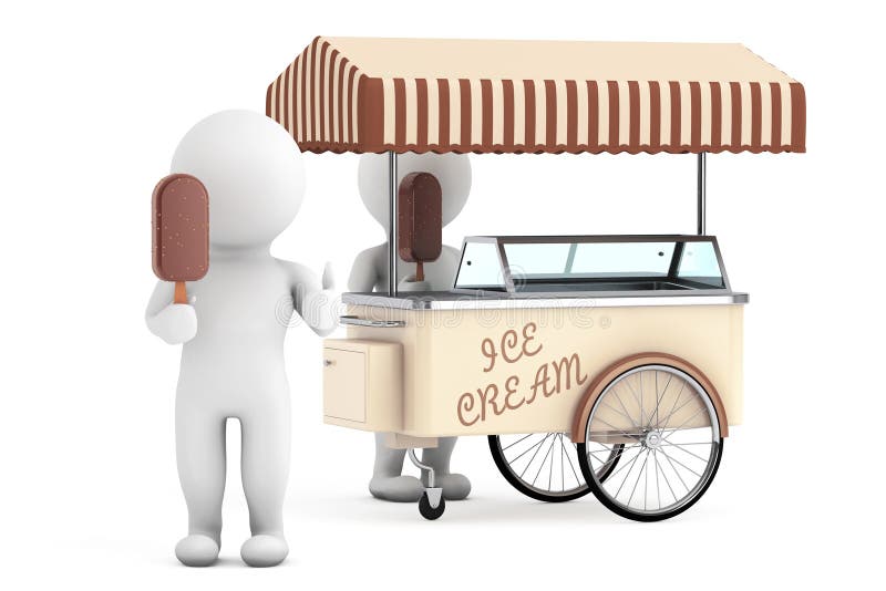 Включи прохожу мороженщика. Тележка мороженщика с продавцом. Тележка с мороженым 3d. Иллюстрация ларек мороженного. Ларек с мороженым на белом фоне.