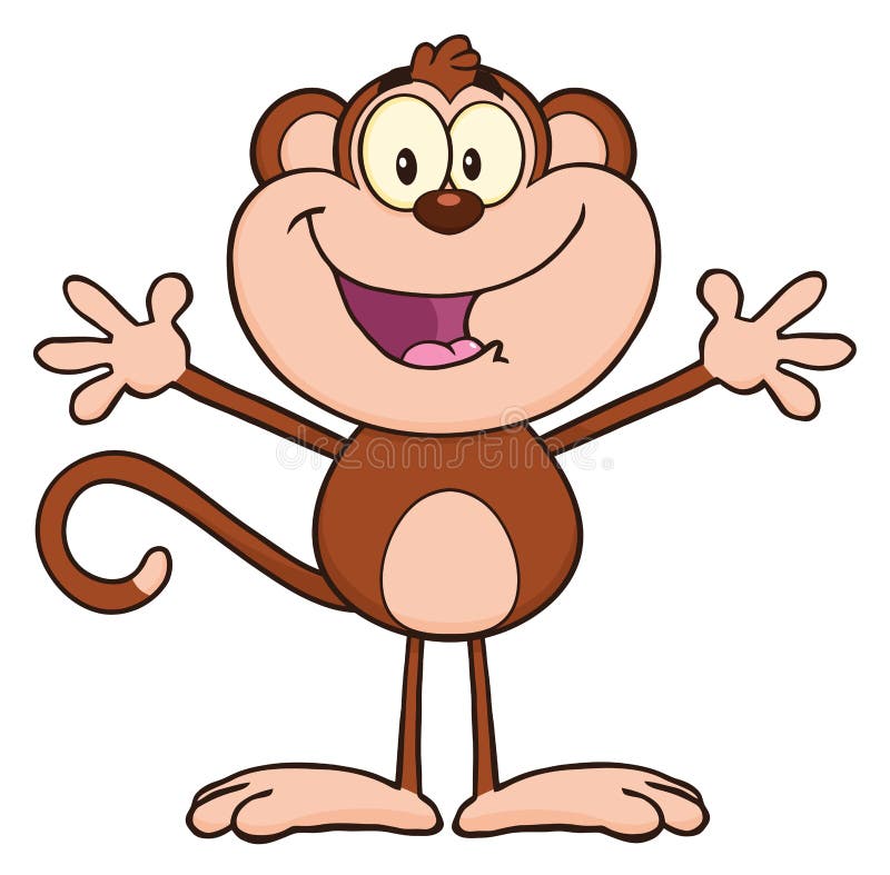 L Animação O Macaco Brincalhão : Um Desenho Animado Com Um Sorriso Super  Feliz E Um Detalhe Refinado Ilustração Stock - Ilustração de caracterizar,  macaco: 276265002