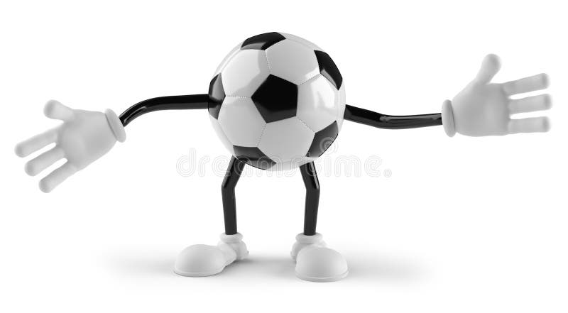 Bola De Futebol Amarela No Fundo Amarelo. Conceito De Ideia Mínima,  Renderização 3D. Foto Royalty Free, Gravuras, Imagens e Banco de  fotografias. Image 186743828