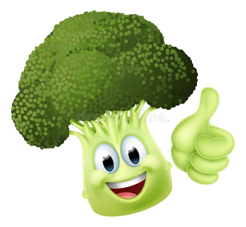 Personagem De Desenho Animado De Brócolis Vegetal Emoji Mascot Ilustração  do Vetor - Ilustração de mascotes, feliz: 220542072