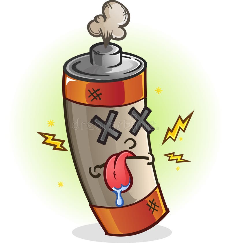 Personaje De Dibujos Animados De La Batería Muerta Ilustración del Vector - Ilustración de carga, viejo: 61174414 Personaje De Dibujos Animados De La Batería Muerta Ilustración del Vector - Ilustración de carga, viejo: 61174414