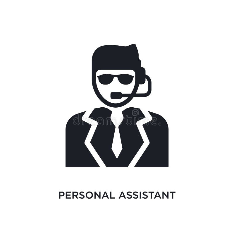 Download Personal Assistant Flat Icons Stock Vector - Illustration ...